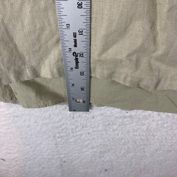 Chelsea & Theodore Women's Hi-Low Sleeveless Linen Sheath Mini Dress Sz XS 10047 - Picture 4 of 7